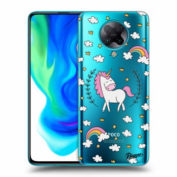 Picasee silikonowe przeźroczyste etui na Xiaomi Poco F2 Pro - Unicorn star heaven