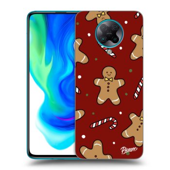 Picasee silikonowe czarne etui na Xiaomi Poco F2 Pro - Gingerbread 2