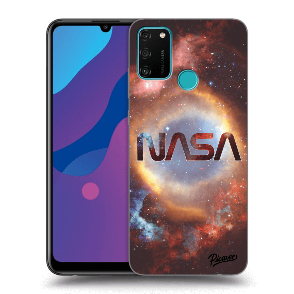 Picasee silikonowe przeźroczyste etui na Honor 9A - Nebula