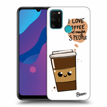 Etui na Honor 9A - Cute coffee