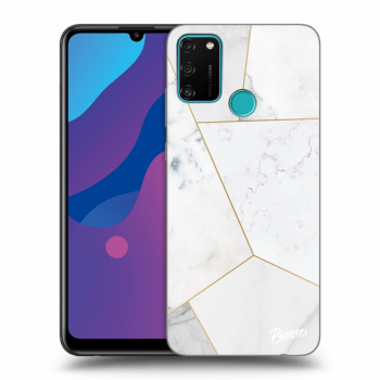 Etui na Honor 9A - White tile