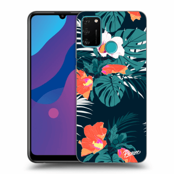 Picasee silikonowe przeźroczyste etui na Honor 9A - Monstera Color