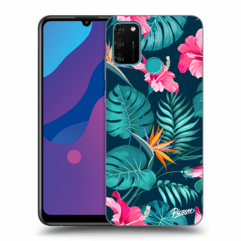 Etui na Honor 9A - Pink Monstera