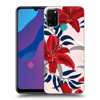 Etui na Honor 9A - Red Lily