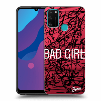 Picasee silikonowe przeźroczyste etui na Honor 9A - Bad girl