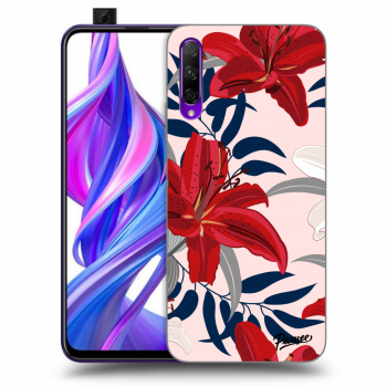 Etui na Honor 9X Pro - Red Lily