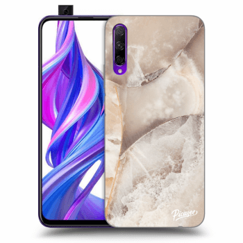 Etui na Honor 9X Pro - Cream marble