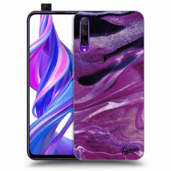 Etui na Honor 9X Pro - Purple glitter