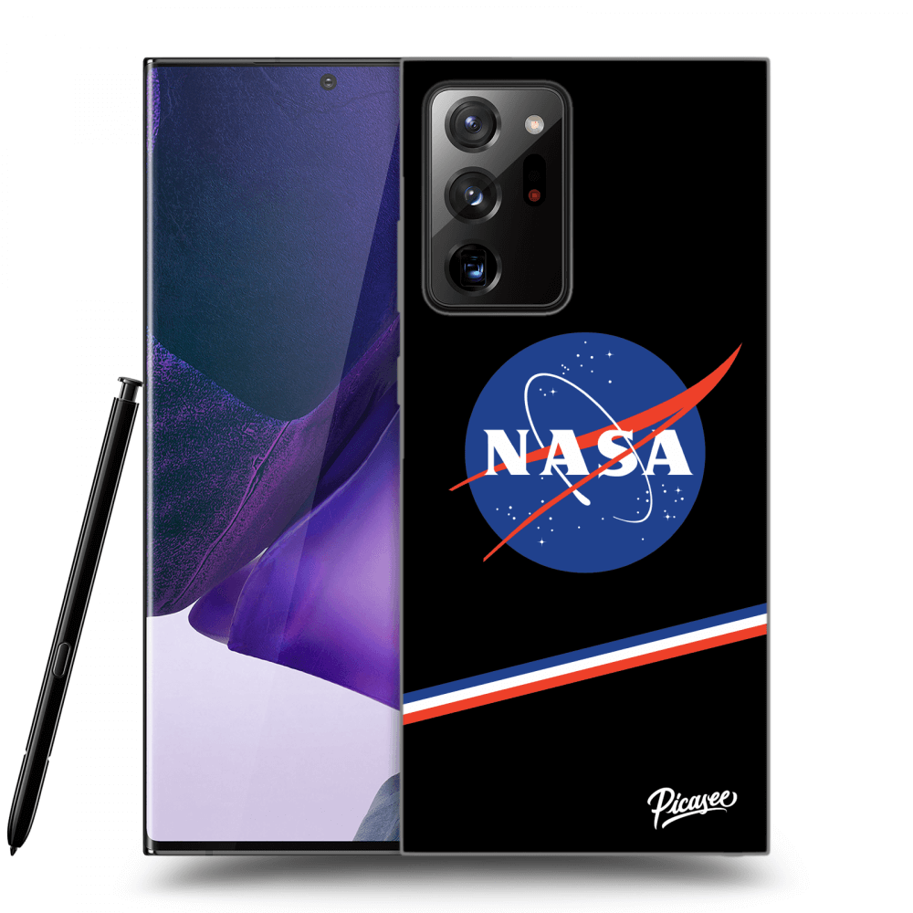 Picasee silikonowe czarne etui na Samsung Galaxy Note 20 Ultra - NASA Original