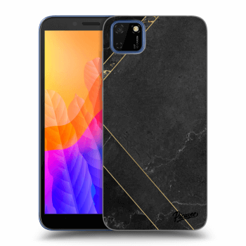 Etui na Huawei Y5P - Black tile