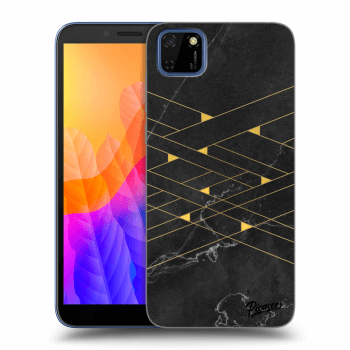 Etui na Huawei Y5P - Gold Minimal
