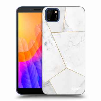 Etui na Huawei Y5P - White tile