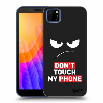 Etui na Huawei Y5P - Angry Eyes - Transparent