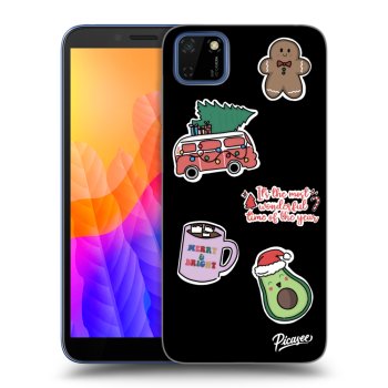 Etui na Huawei Y5P - Christmas Stickers