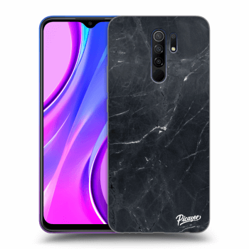 Etui na Xiaomi Redmi 9 - Black marble