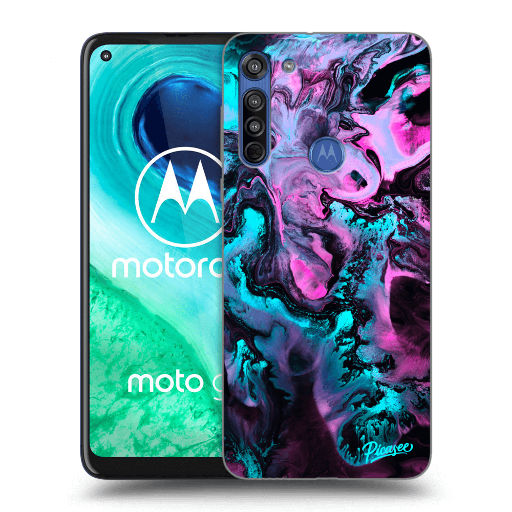 Picasee silikonowe przeźroczyste etui na Motorola Moto G8 - Lean