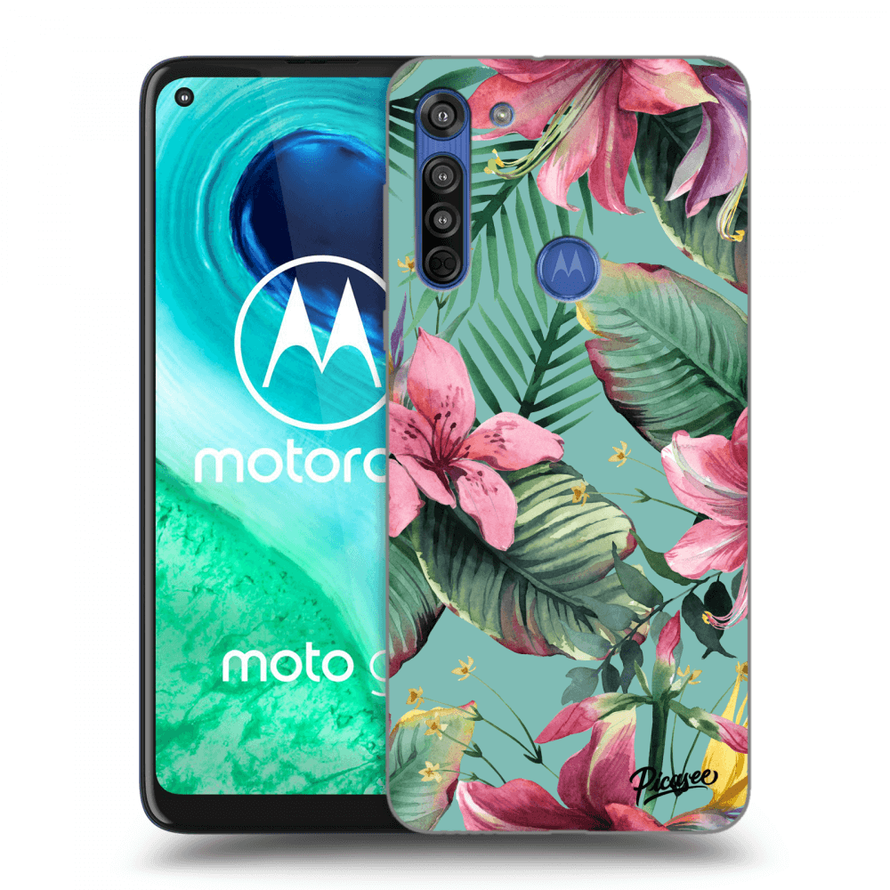 Picasee silikonowe przeźroczyste etui na Motorola Moto G8 - Hawaii