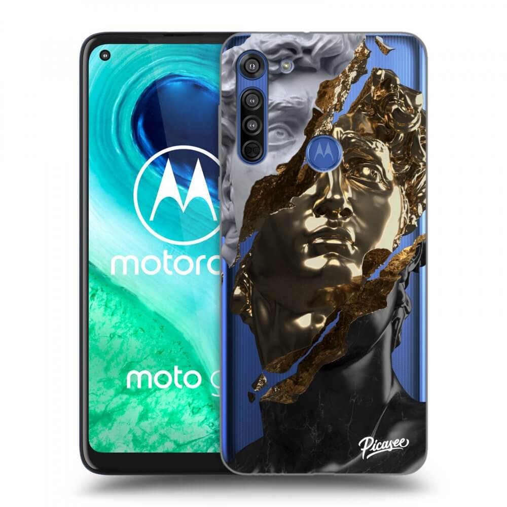 Picasee silikonowe przeźroczyste etui na Motorola Moto G8 - Trigger