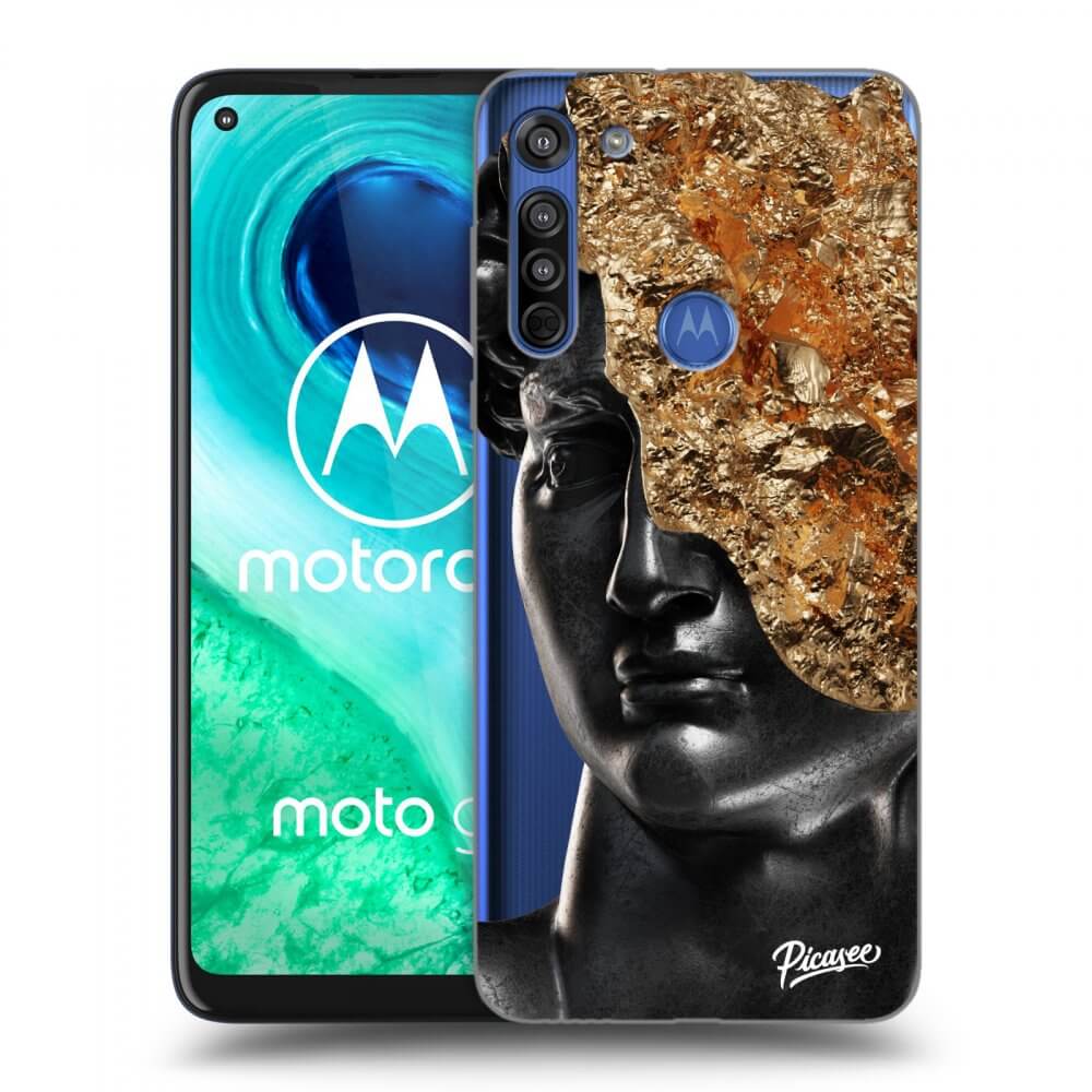Picasee silikonowe przeźroczyste etui na Motorola Moto G8 - Holigger