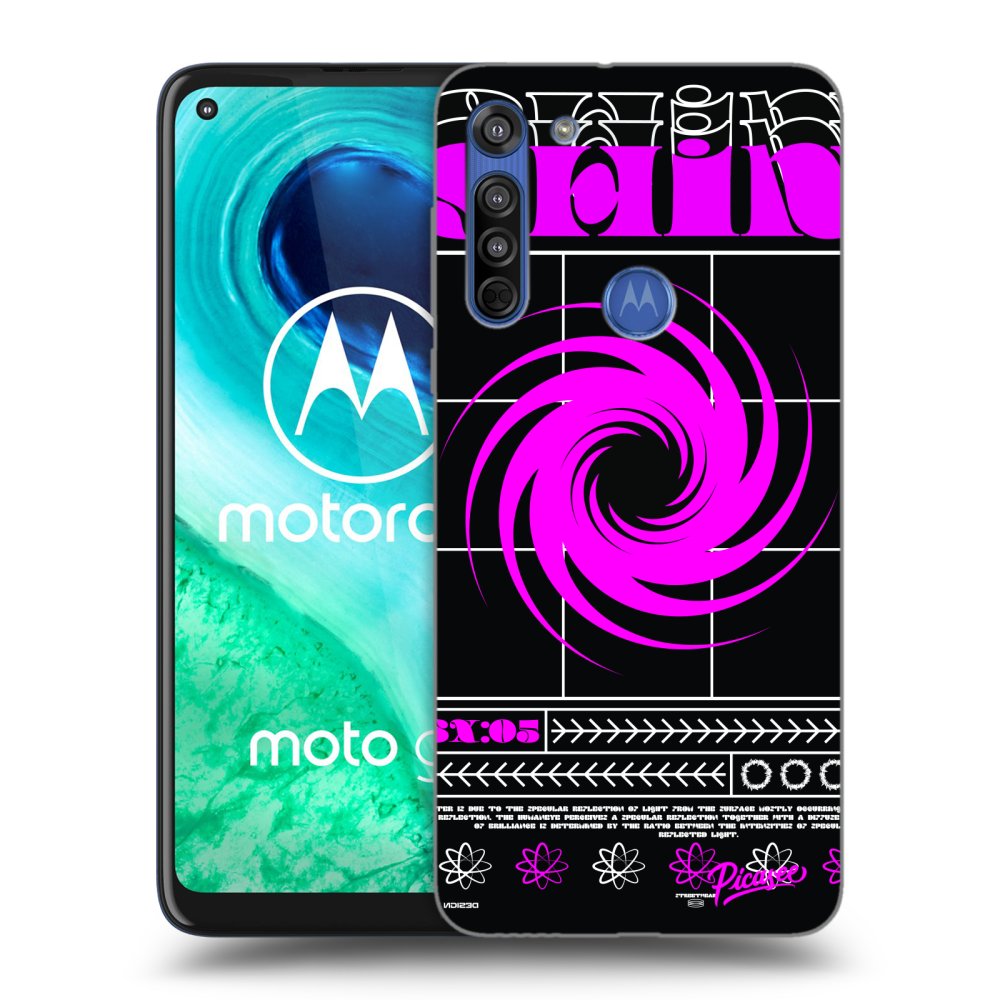 Picasee silikonowe przeźroczyste etui na Motorola Moto G8 - SHINE