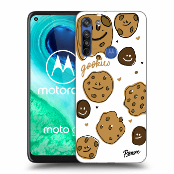 Picasee silikonowe czarne etui na Motorola Moto G8 - Gookies