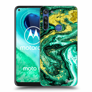 Etui na Motorola Moto G8 - Green Gold