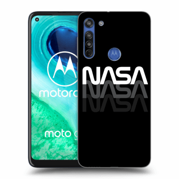 Picasee silikonowe przeźroczyste etui na Motorola Moto G8 - NASA Triple