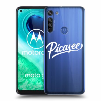 Etui na Motorola Moto G8 - Picasee - White