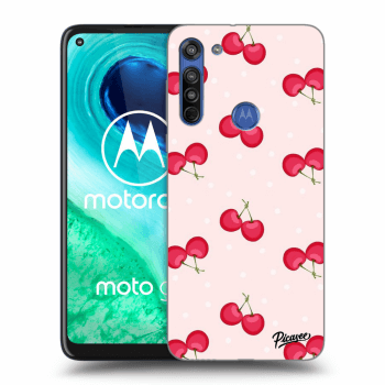 Etui na Motorola Moto G8 - Cherries