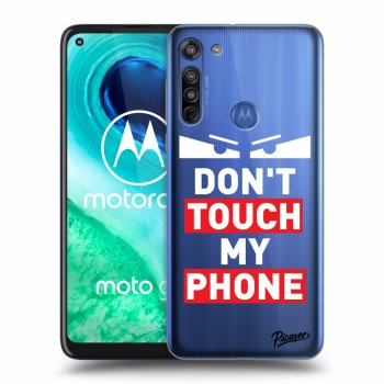 Etui na Motorola Moto G8 - Shadow Eye - Transparent