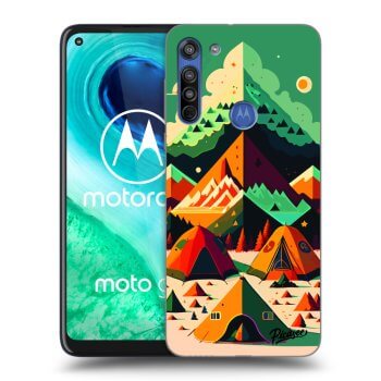 Picasee silikonowe przeźroczyste etui na Motorola Moto G8 - Alaska