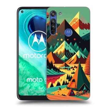 Picasee silikonowe przeźroczyste etui na Motorola Moto G8 - Colorado