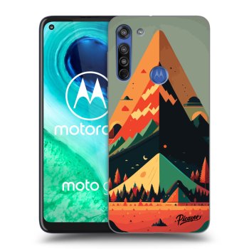 Picasee silikonowe przeźroczyste etui na Motorola Moto G8 - Oregon