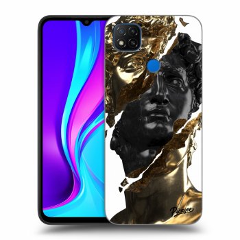 Etui na Xiaomi Redmi 9C - Gold - Black