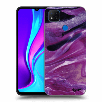 Etui na Xiaomi Redmi 9C - Purple glitter