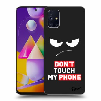 Etui na Samsung Galaxy M31s - Angry Eyes - Transparent
