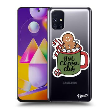 Picasee silikonowe przeźroczyste etui na Samsung Galaxy M31s - Hot Cocoa Club