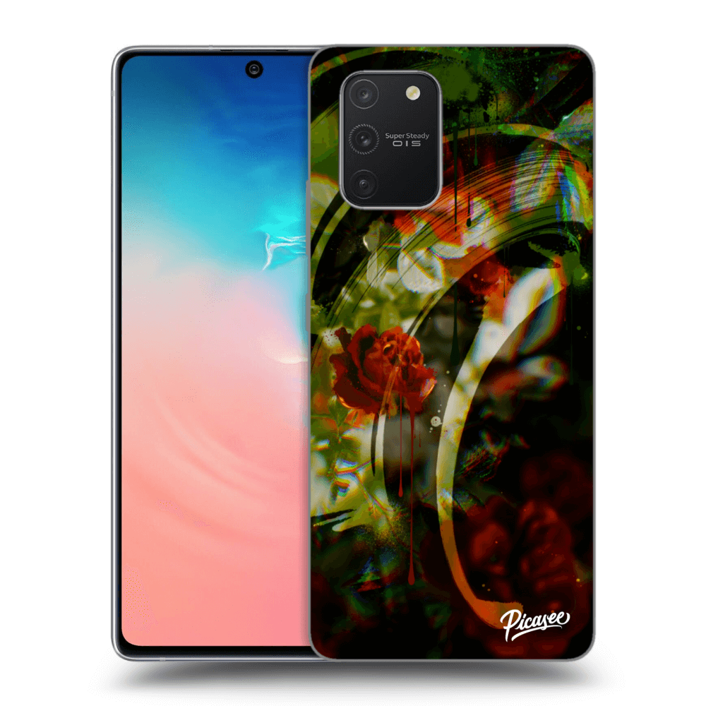 Picasee silikonowe przeźroczyste etui na Samsung Galaxy S10 Lite - Roses color