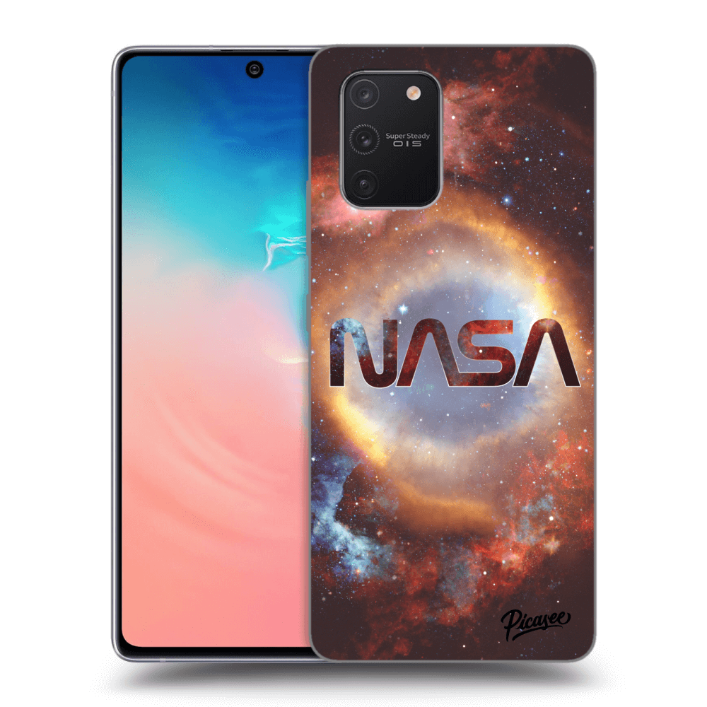 Picasee silikonowe czarne etui na Samsung Galaxy S10 Lite - Nebula