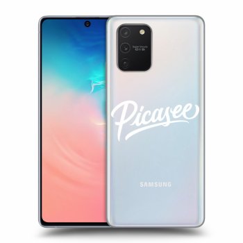 Picasee silikonowe przeźroczyste etui na Samsung Galaxy S10 Lite - Picasee - White