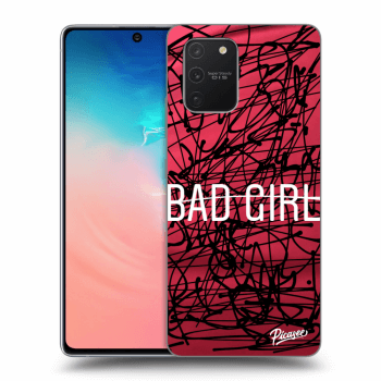 Picasee silikonowe przeźroczyste etui na Samsung Galaxy S10 Lite - Bad girl