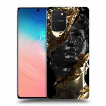 Etui na Samsung Galaxy S10 Lite - Gold - Black