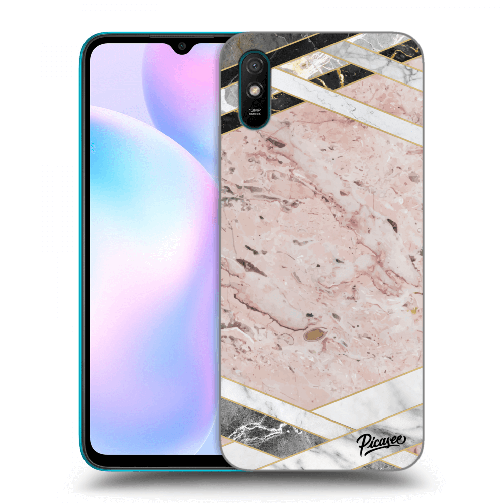 Picasee ULTIMATE CASE pro Xiaomi Redmi 9A - Pink geometry