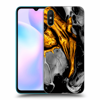 Etui na Xiaomi Redmi 9A - Black Gold