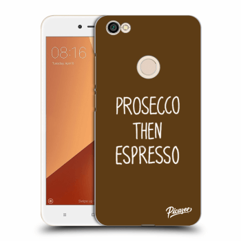 Picasee plastikowe czarne etui do Xiaomi Redmi Note 5A Prime - Prosecco then espresso