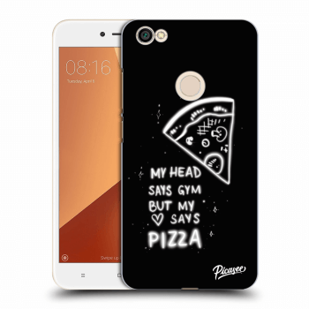 Picasee plastikowe czarne etui do Xiaomi Redmi Note 5A Prime - Pizza