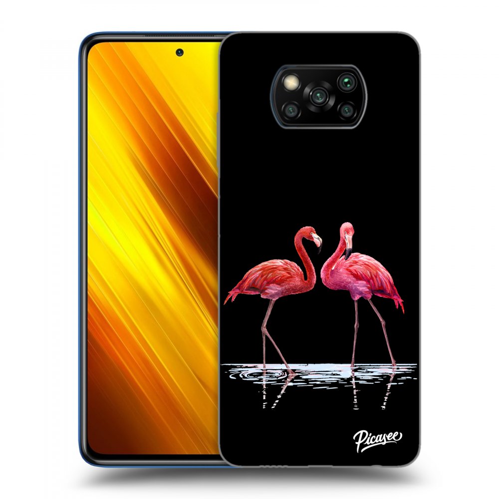Picasee ULTIMATE CASE pro Xiaomi Poco X3 - Flamingos couple