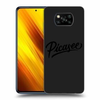 Picasee silikonowe czarne etui na Xiaomi Poco X3 - Picasee - black