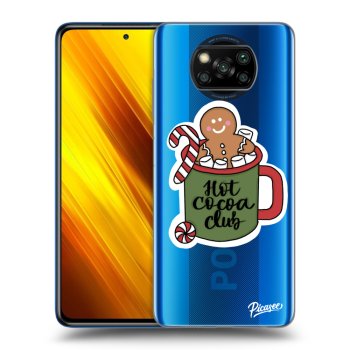 Picasee silikonowe przeźroczyste etui na Xiaomi Poco X3 - Hot Cocoa Club