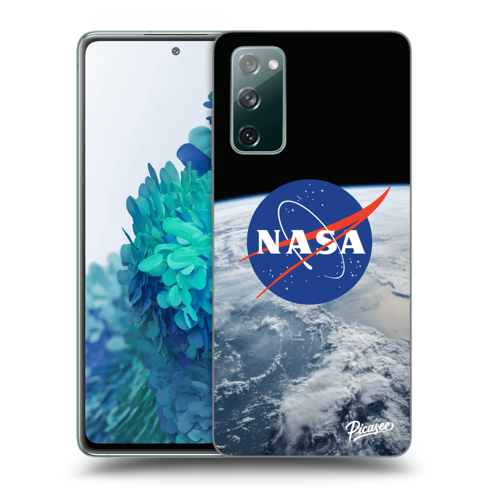 Picasee silikonowe czarne etui na Samsung Galaxy S20 FE - Nasa Earth